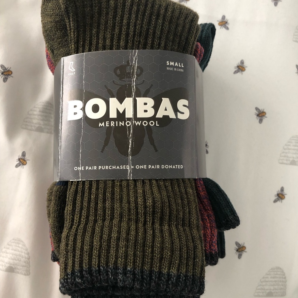 4 Bombas New Colorful Wool Blend Socks